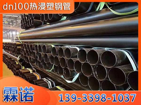 dn100熱浸塑鋼管
